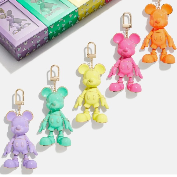 collector’s Minnie Mickey bag charm from BaubleBar in blue polka dot, new no box - Picture 13 of 14